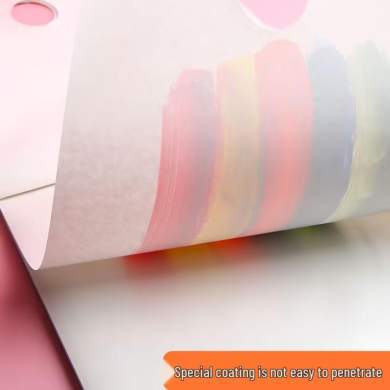 Xinyixin Dual-Sided Tearable Palette for Art Students, No-Wash, Peelable, Suitable for Watercolor and Acrylic Painting.