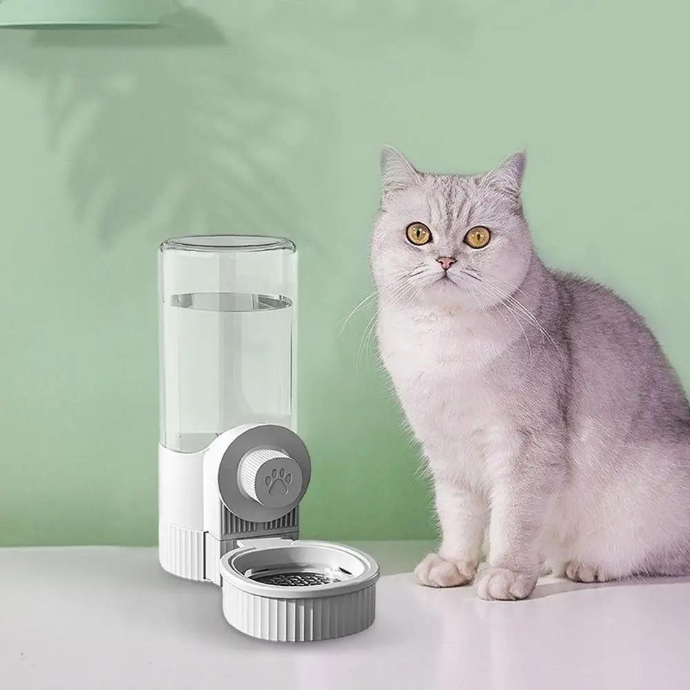 Transparent Cage Feeder Large Capacity Cat Water Bottle  for Pet Cage