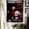 Linkin Park Wall Tapestry Aesthetic Wall Hanging Printed Fabric Blanket Decorative Tapestries for Bedroom Living Room Home Decor