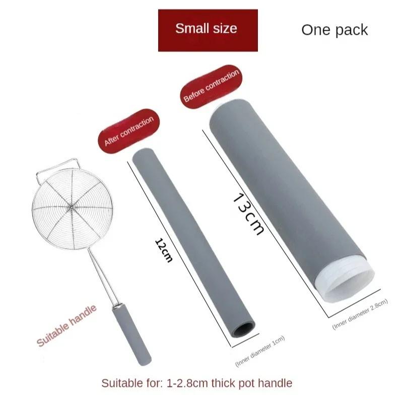 Anti-Scalding Rubber Frying Pan Handle Protector Pot Handle Heat Resistant Cover Handle Holder Sleeve Pan Handle Sleeve