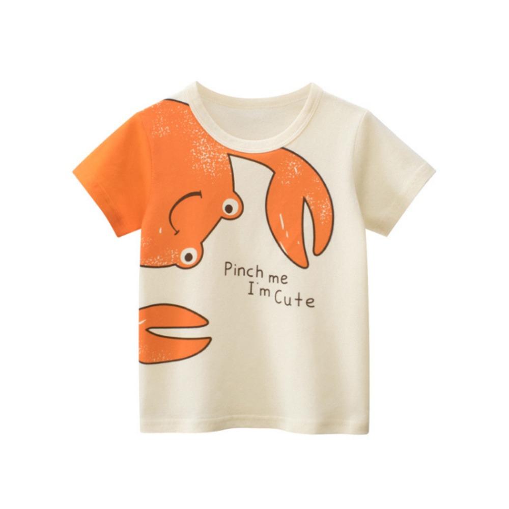 Children's short-sleeved T-shirts, children's clothing, T-shirts, cartoon tops