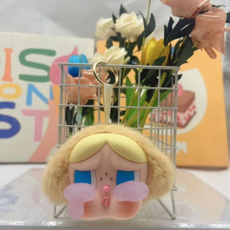 Crybaby Plush Keychain Kawaii Cartoon Bag Pendant Desktop Ornament Car Keychain Gift for Men and Women