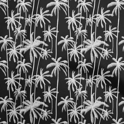 Cotton Flex Black Fabric Tropical Tree Fabric For Sewing Printed Craft Fabric By The Yard 40 Inch