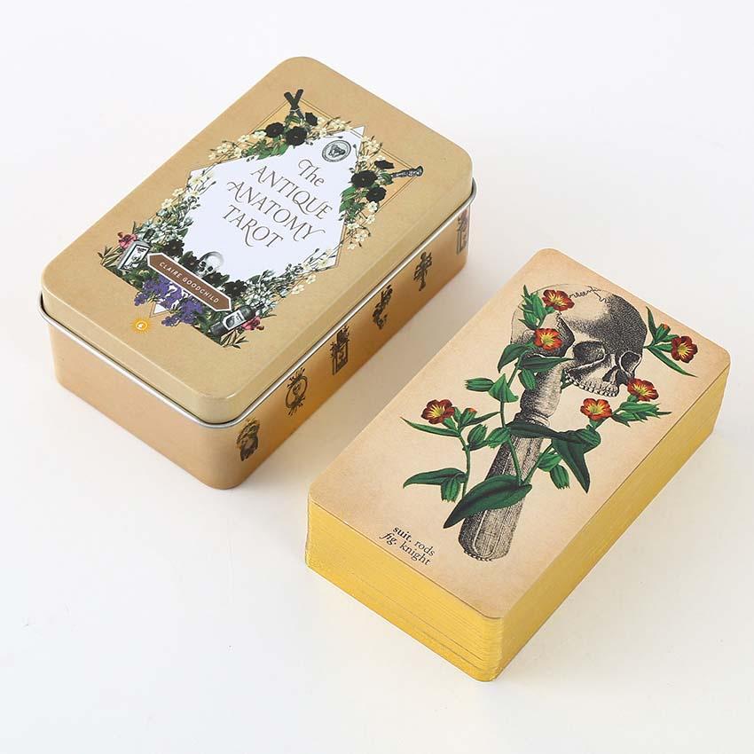 

Железная шкатулка для Таро «Античная анатомия», 10x6x4 см, бумажное руководство