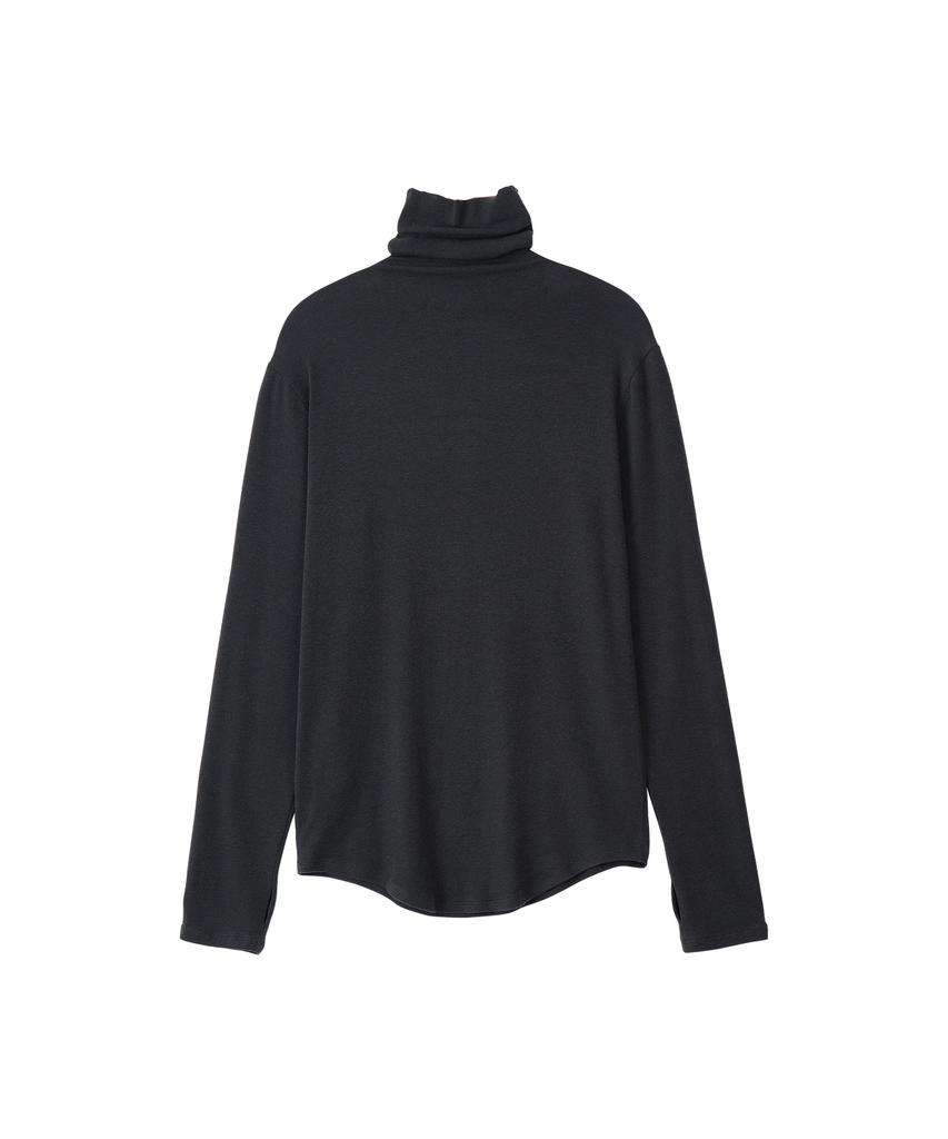 NOHANT Soft Turtleneck T-Shirt Charcoal