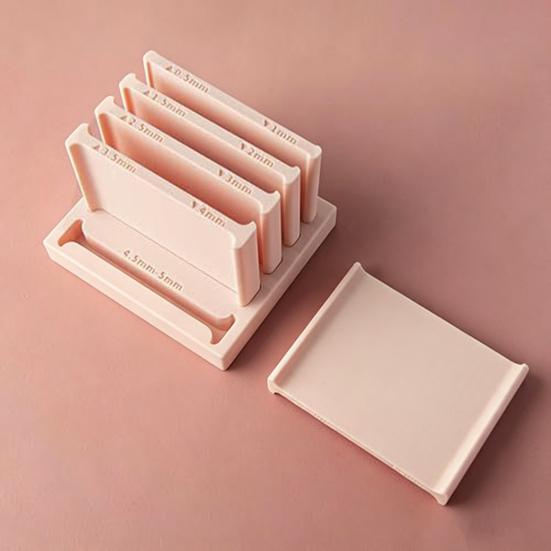 Polymer Clay Roller Tool Set Thickness Clay Rolling Guide Making Smooth Clay Crafting Tool for Jewelry Pottery Crafting