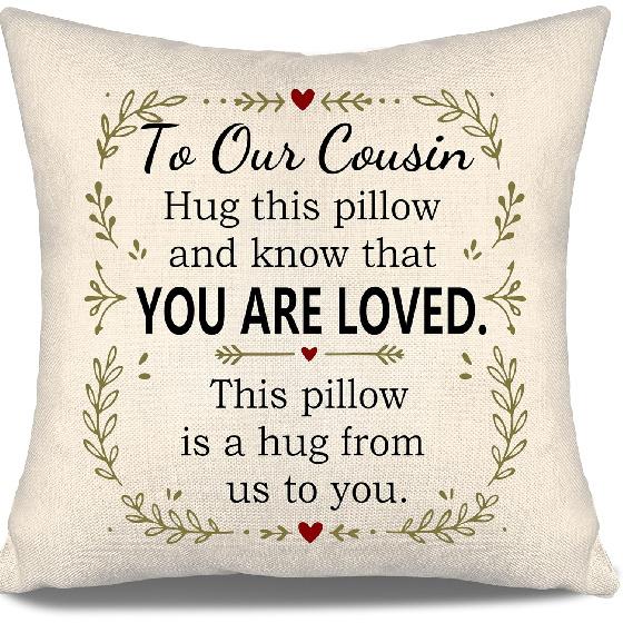 Daughter Hug This Pillow and Know That You Are Loved This Pillow Is A Hug from Me To You Throw Pillow Covers for Daughter from Mom Dad Birthday Gift