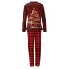 Christmas Prints Family Matching Long Sleeve Tops+Pants Set Family Matching Sets