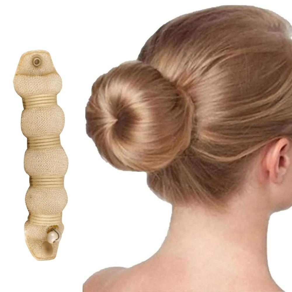 DIY Donut Bun Maker Hairstyle Meatball head hair maker Donut Hair Curler  Hair Styling Tools