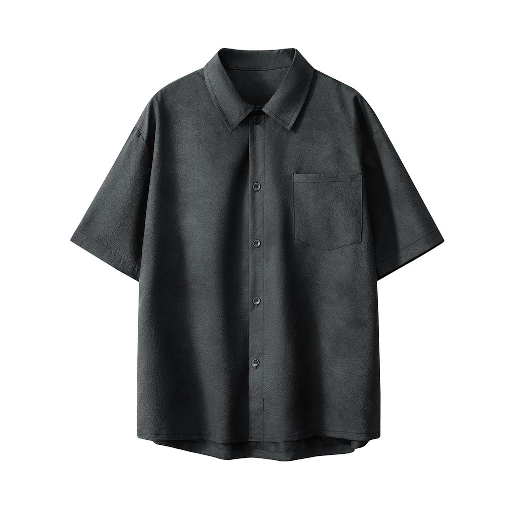Men's Summer Short Sleeved Shirt, Summer Loose T-shirt, Men's T-shirt, Ice Silk T-shirt