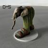 Cartoon-Actionfigur, Harz, Hai, Elefant, Affe, Tasse, Statue, Skulptur, Home-Office, Desktop-Dekoration, Ornament, Sammlergeschenk