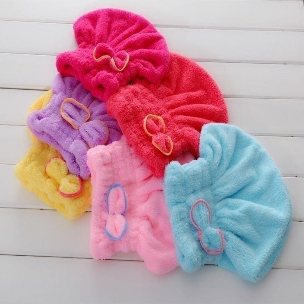 Hair Drying Cap Microfiber Ultra Absorbent Hair Dry Wrap Cap Fast Drier