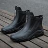 Work Boots For Men And Women Casual Short Tube Waterproof Shoes Fleece Warm Non Slip Wear Resistant Rain 2024
