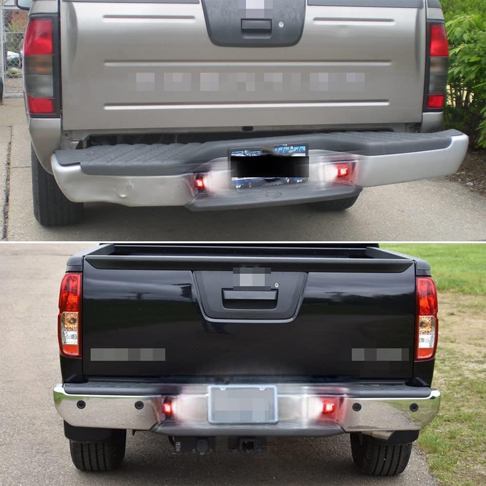 License Plate Light - 18 LED, Red & White, 2-Pack, Compatible with Nissan Navara, Titan, Xterra (2007-2019)