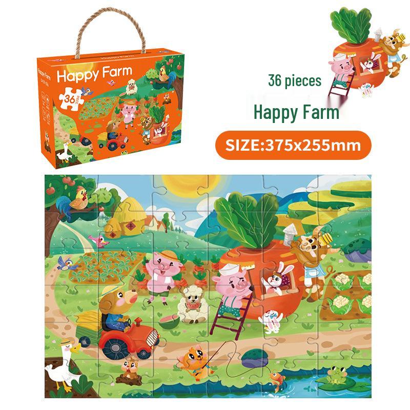 Anime Cartoon Lernpuzzles für Kleinkinder im Alter von 3-6 Jahren