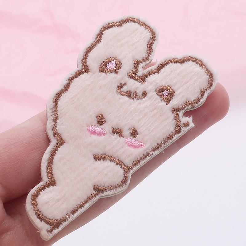 Self-Adhesive Cartoon Rabbit Patch for Down Jackets