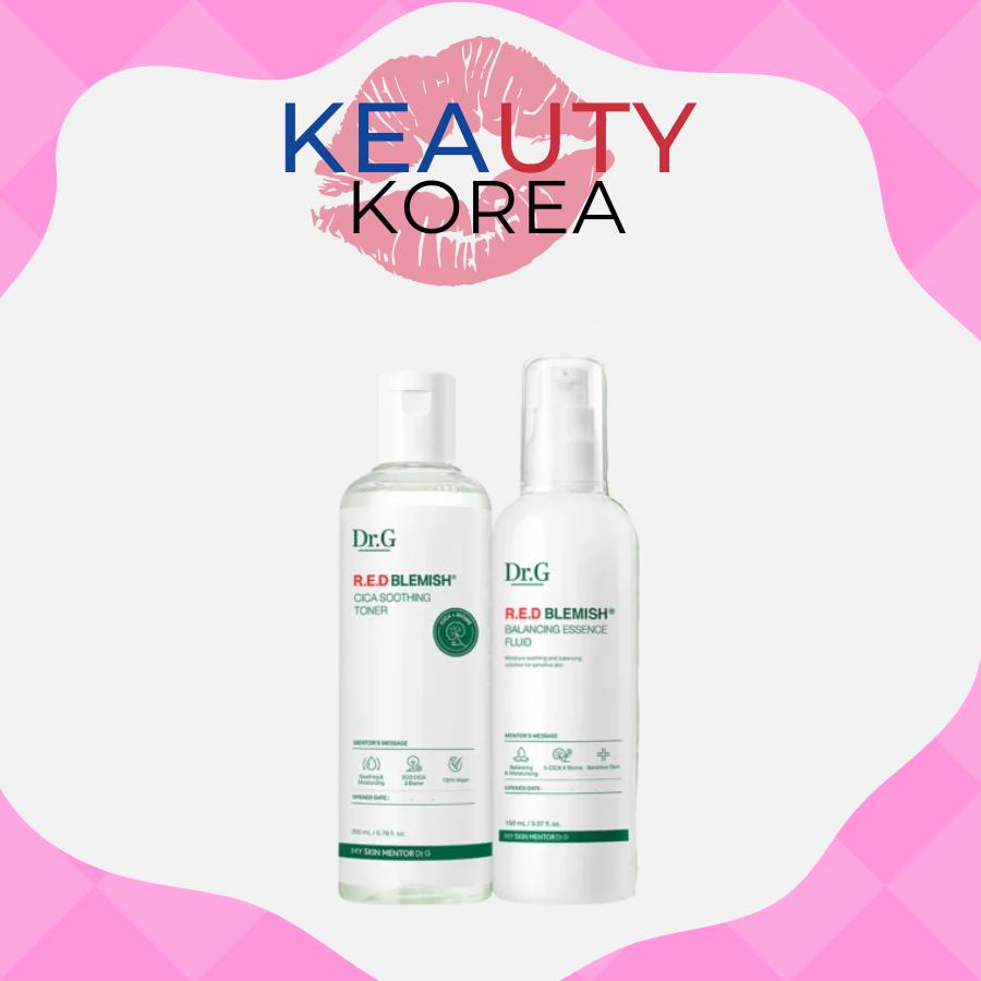 

Dr.G Red Blemish Cica Тонер 200 мл + Лосьон 150 мл Набор 1 set, 550mL