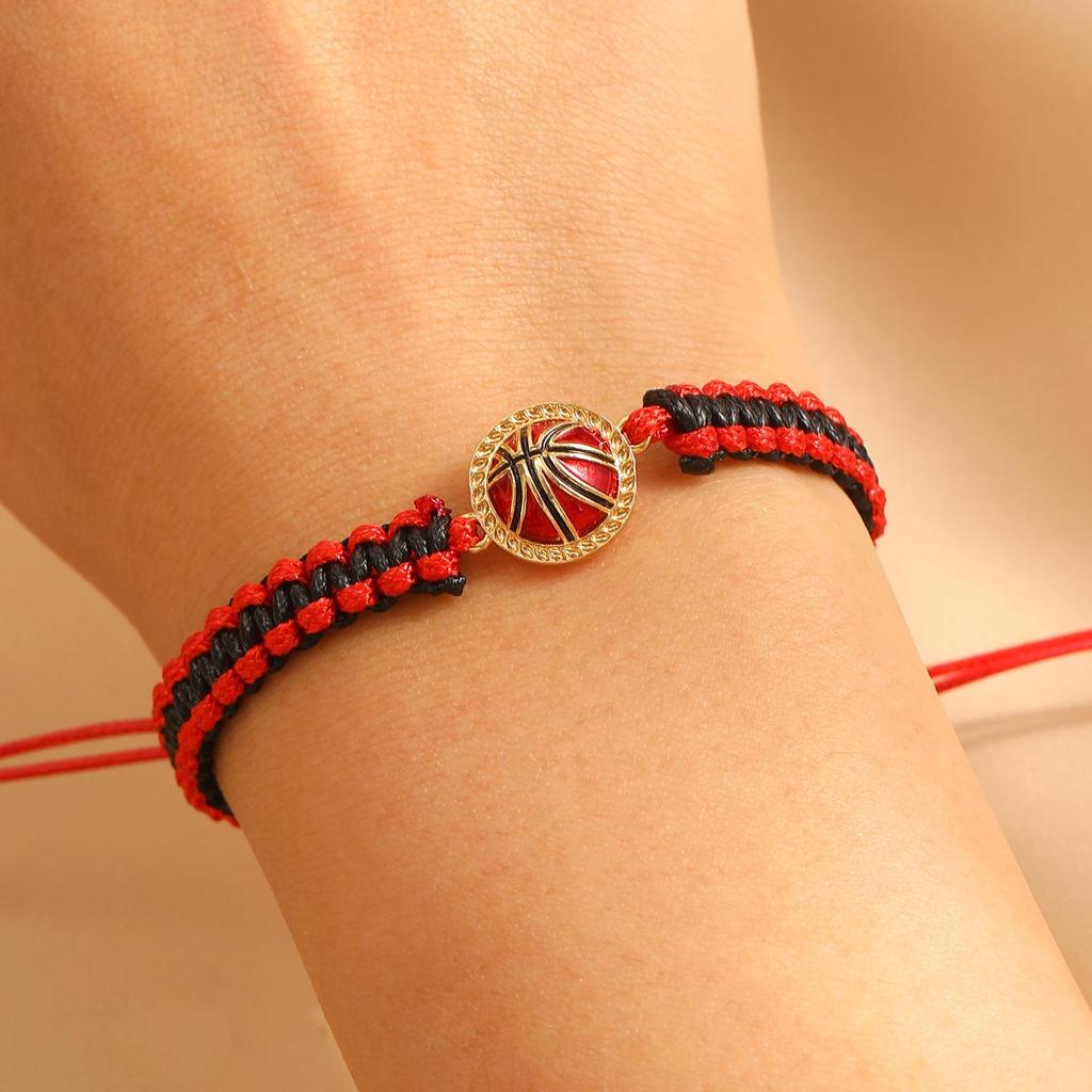 Cross-Border Sports-Style Handwoven Beaded Bracelets for Rugby, Volleyball, Football, Super Bowl, and World Cup Fans