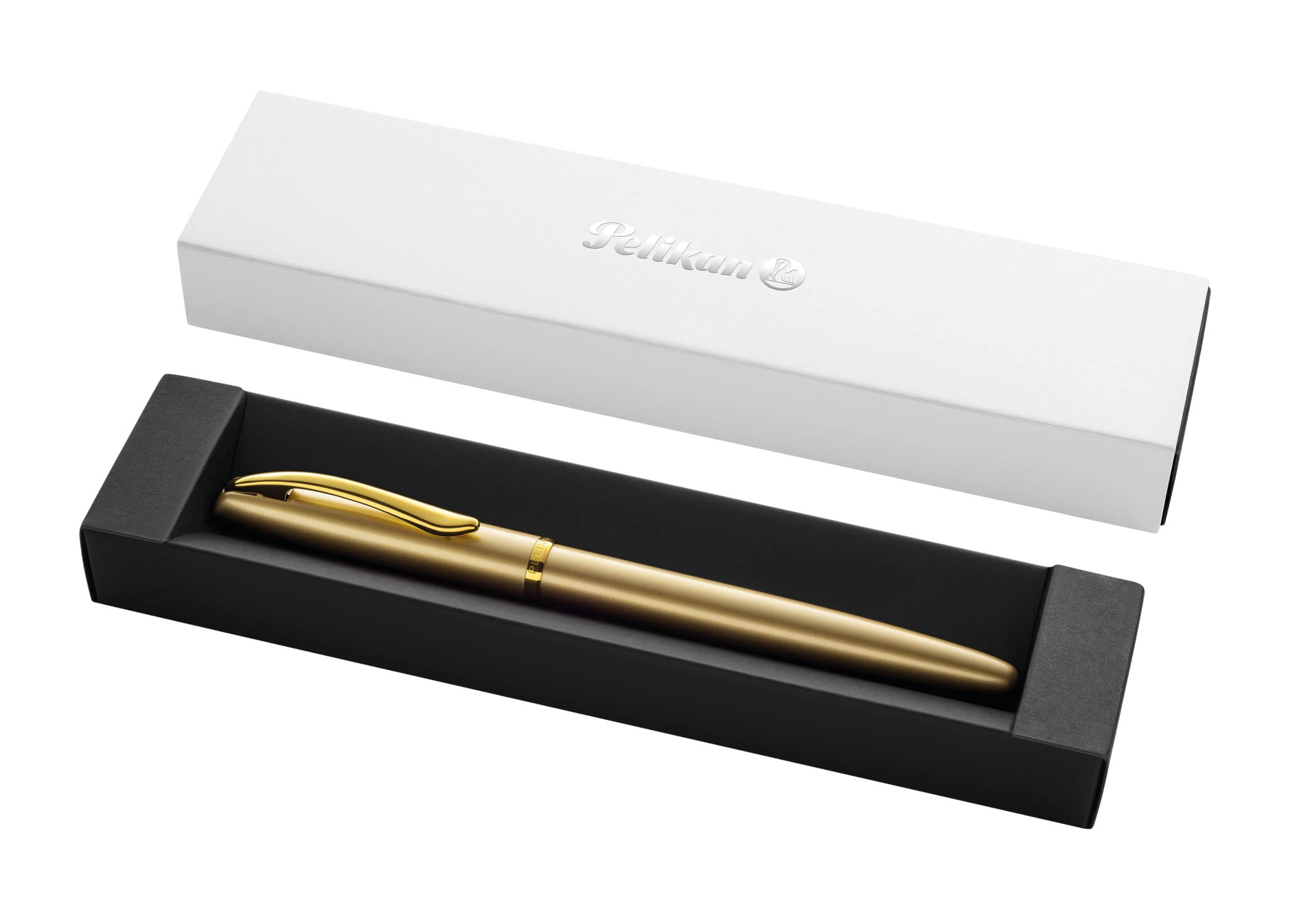 Pelikan Jazz Nobel Elegance Gold Fountain Pen in Folding Box золотой