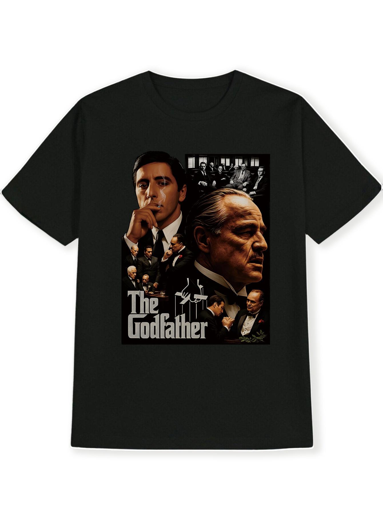 The Godfather Movie Print T-shirt XXL