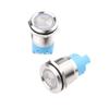 19mm/22mm Stainless Steel LED Flashing Buzzer, Intermittent Sound, 12V/24V