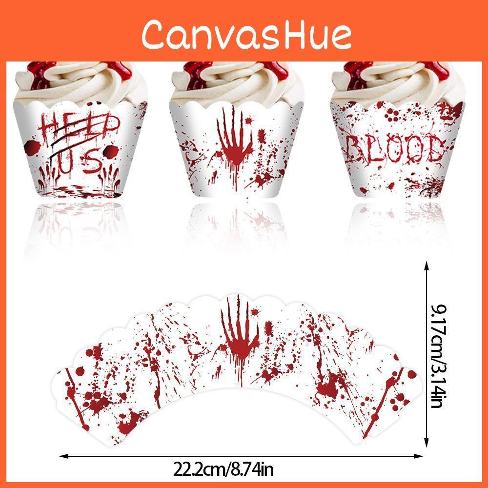 Halloween Blood Hand Pattern Cake Border Accessories Set Party Decor Venue