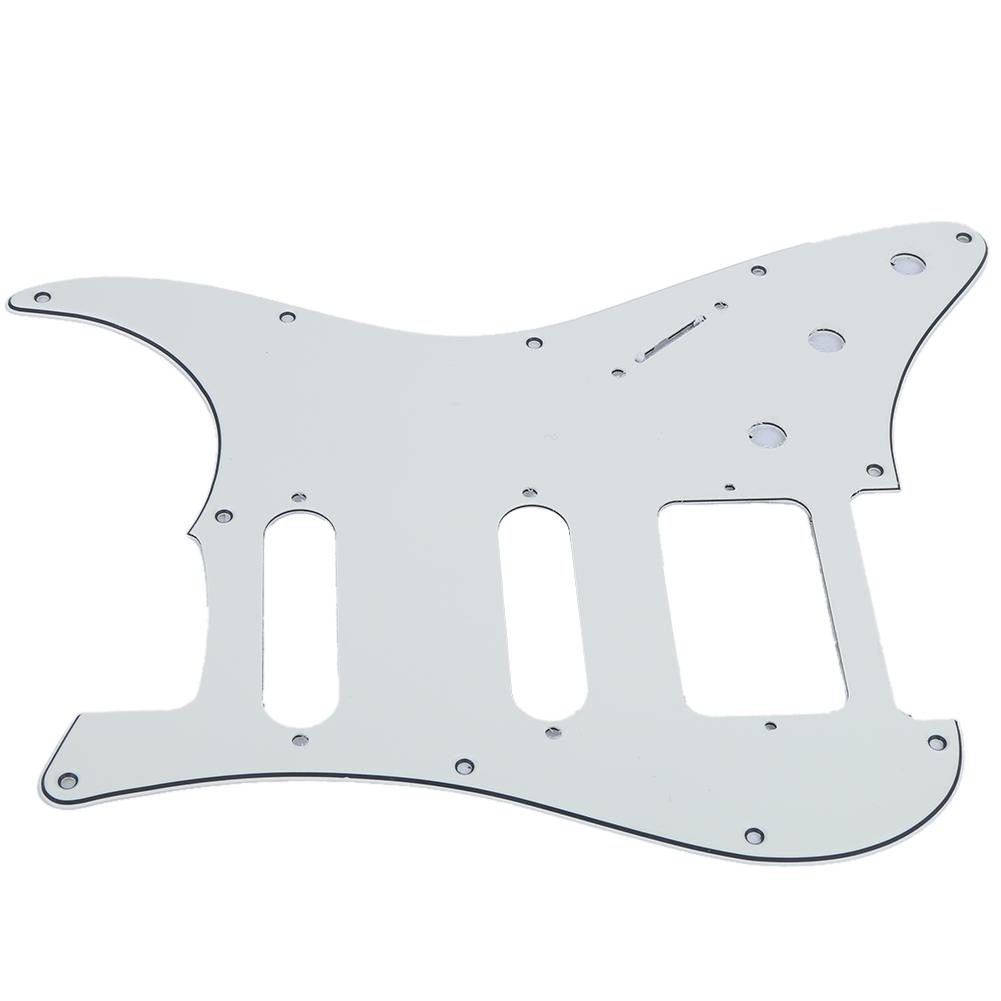 Electric Guitar Pickguard 11 Hole Mirror Surface for FD Musical Instrument AccessoriesWhite