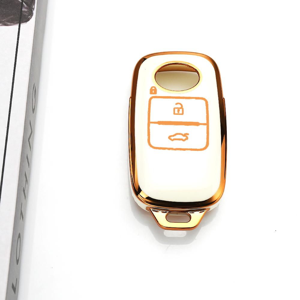 Shell Holder Protector For Toyota Yaris Ativ Raize Veloz Avanza Rush Perodua Daihatsu 3Buttons Tpu Remote Car Key Fob Cover Case