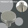 Drawer Handles Furniture Handle Hardware Round Drawer Knobs Aluminum Cabinet Pulls Hardware Silvery Kitchen Cupboard Door Knobs