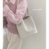 Korean version of fashionable sweet underarm bag women's 2025 new pink bucket bag large capacity shoulder bag
