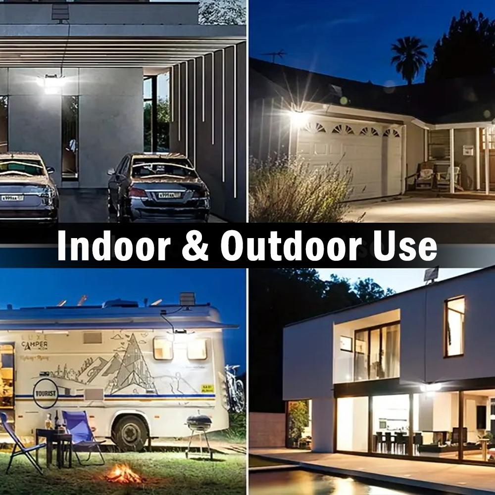 1/2/4PC Solar Outdoor Lights with 288LED Motion Sensor Lights 4 Modes Waterproof 4 Head Solar Security Wall Lamp for Yard Garden