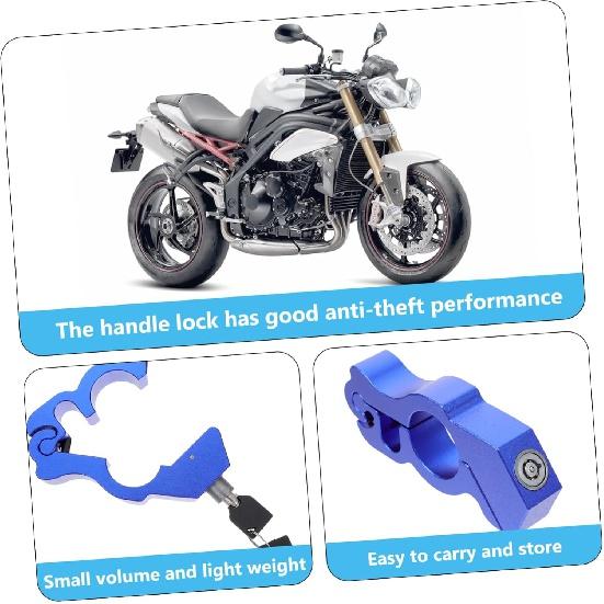 GLEAVI 1 Set Horn Lock Throttle Lock Security Lock for Motorcycle Anti- Lock for Motorcycle Handlebar Security Lock Motorcycle Supplies Motorcycle
