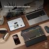 TW1867 Three-Mode Retro Bluetooth Mechanical Keyboard with Hot-Swappable Linear Switches and RGB Lighting