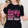 Cool Mom Fun Lips Pattern Tshirt Casual Short Sleeve Women Crewneck Tees Mothers Day Gift for Mama New Female Tshirts Tops