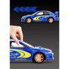 Simulation 1/32 Subaru Impreza Rally Edition Alloy Sports Car Model Ornament Toys Children Boy Diecast Toy Vehicle Home Decor