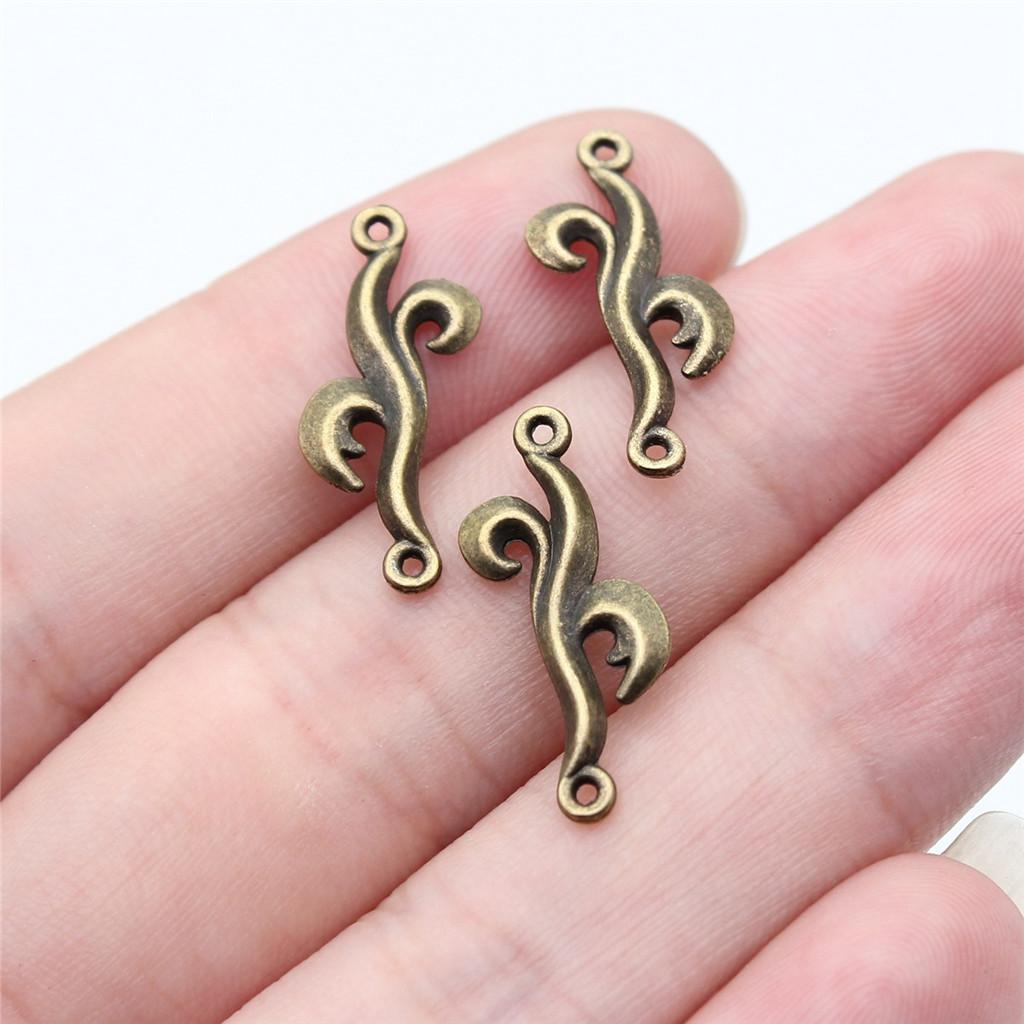 

Аксессуары Детали Соединитель Лист Ветка Свадебная Ювелирная Фурнитура QA008 A05-20pcs-22x8.2mm