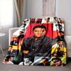 1Pc Elvis Presley Iconic Poses Blanket Soft And Comfortable Casual Warm Camping Travel Christmas Halloween Xmas Gift M92880