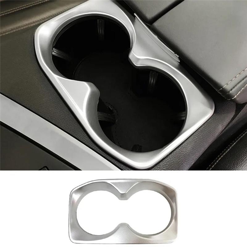 Car Center Console Water Cup Holder Trim Cup Holder Trim Sticker Forpeugeot 4008 5008 3008 GT 2017+