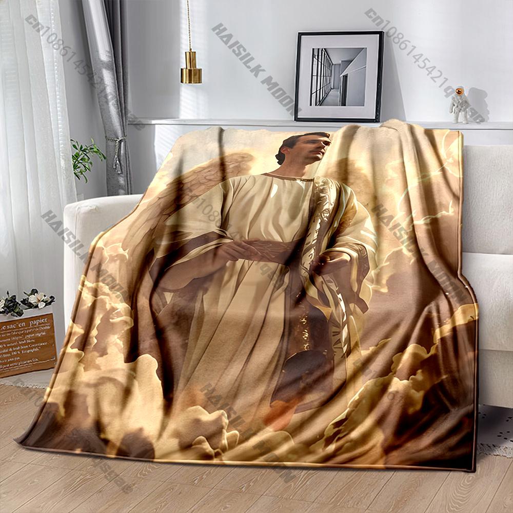 Charlie Kirk Angelic Advocate Theme Blanket Warm Soft Comfortable Home Travel Blanket Sofa Bedding Cover Blanket Gift for Friend