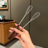 Sanhe Stainless Steel Mini Wooden Handle Whisk