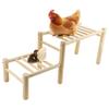 Chick Roosting Perch Stand Wooden Training Perch for Pet Chickens Farm Chicken Coop Perch Standing Rack Fpr Garden Farms