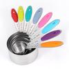 8/13Pcs Stainless Steel Measuring Spoons Set Teaspoon Stackable Spoon Measuring Cups Set Long Handle Ergonomic Grip