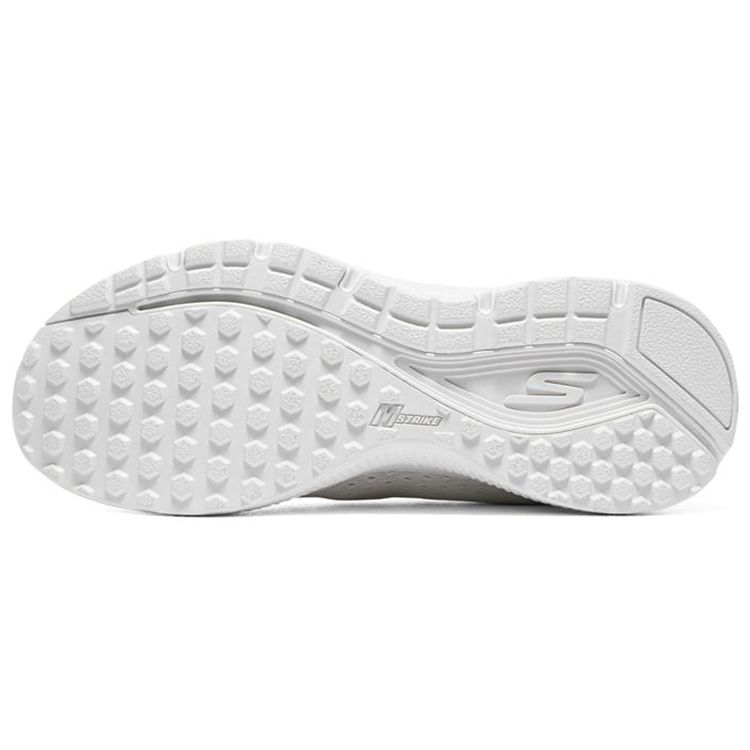 Skechers Go Run Consistent Fashionable Versatile Mesh Low-Top Casual Running Shoes Women Sneaker White 128286-WHT