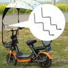 2ks Držák fólie na čelní sklo motocyklu Držák na deštník pro skútr Držák pro upevnění Kryt proti dešti Podpora pro