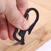 Slotted Screwdriver Stainless Steel Pocket Keychain Carabiner Multifunctional Practical Mountaineering Buckle Hiking Equipment