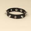 Unique Pointed Bracelet One-row Spike Rivet Punk Gothic Rock Unisex PU Leather Bracelets Bangles Fashion Jewelry Cuff Wristband