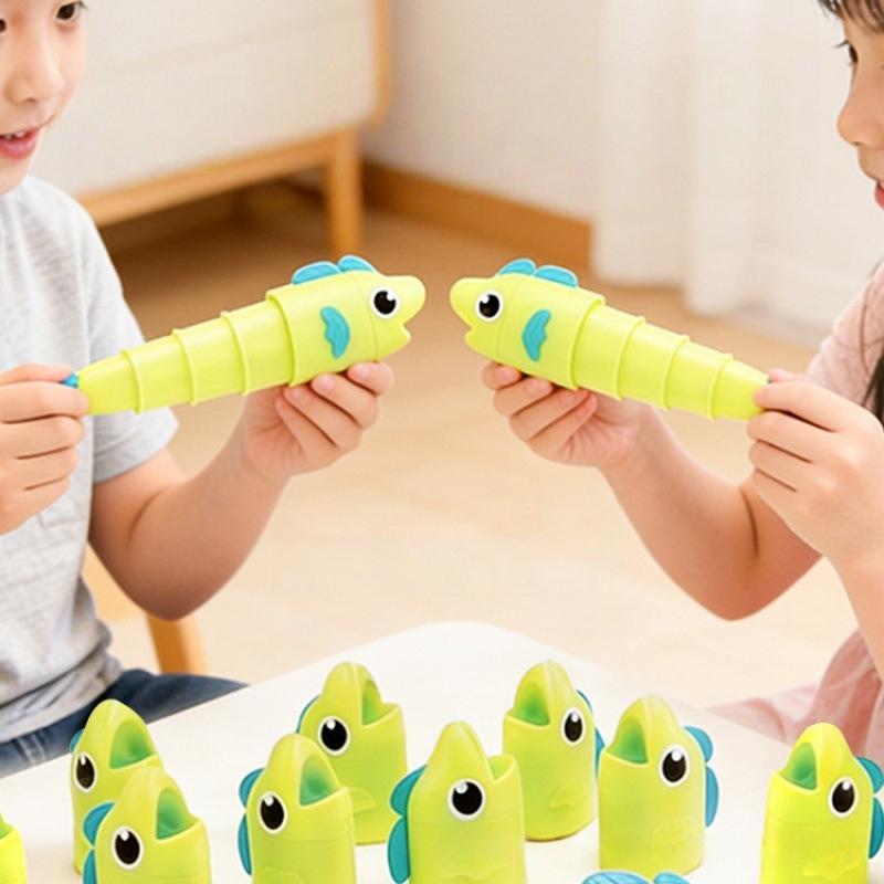 1 Set Parent-Child Educational Puzzle Toy For Children Fishing Master Extendable Fishing Table For Battle Mini-Games
