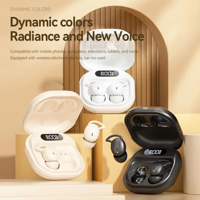 M72 Wireless Sleep Mini Bluetooth 5.3 Touch Cotrol In Ear Earphones Comfortable Noise Reduction Office Earphones