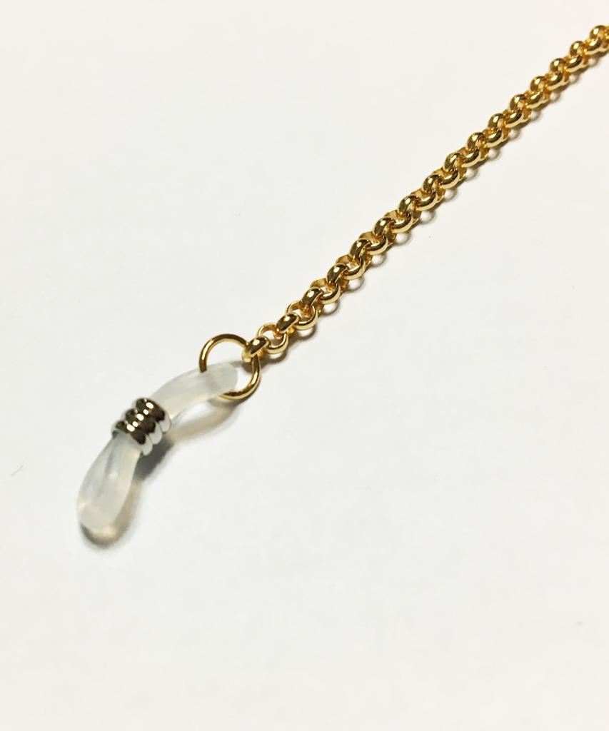 Segseuto [Surgical Steel][Eyeglass Chain] W-Type 002 E.L Gold