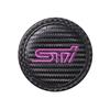 For Subaru Impreza Legacy Forester Outback WRX BRZ Tribeca 2pcs Car Badge Interior Parts Anti-slip Mat Water Coaster Accessories